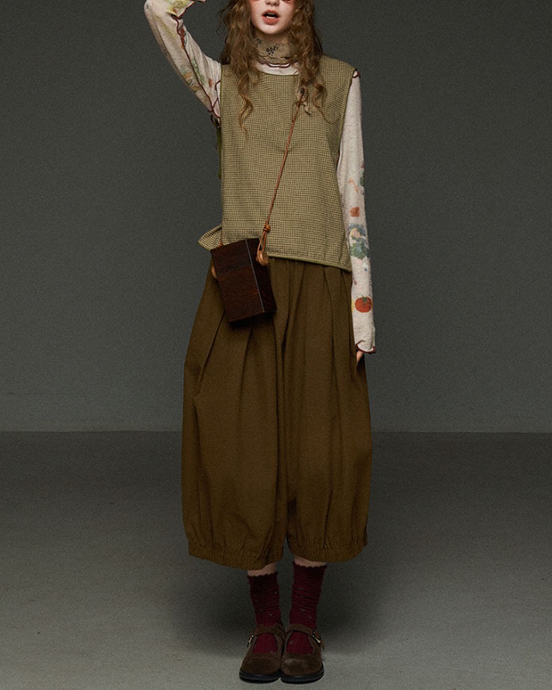 Cropped Pumpkin Pants　PT014