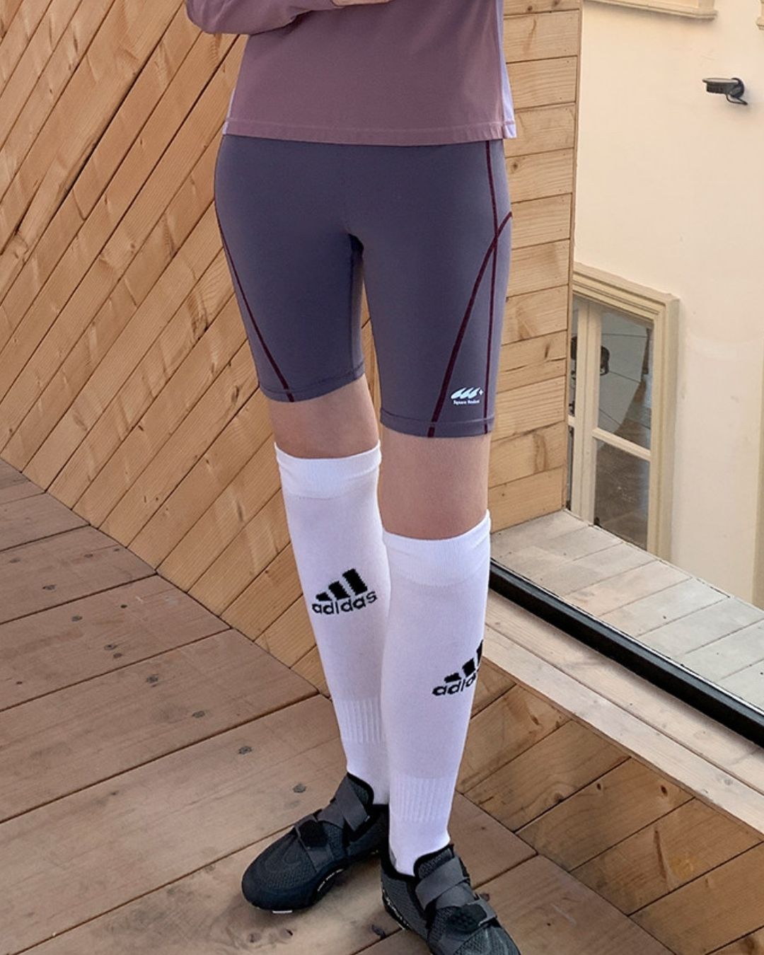 Color Block Fitness Shorts　SP002