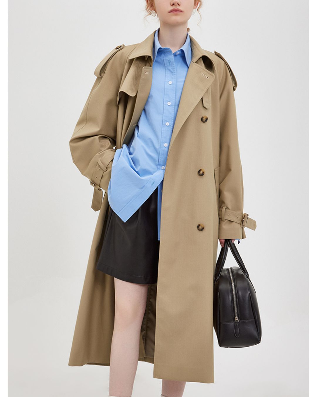 Double-breasted Trench Coat　CT006