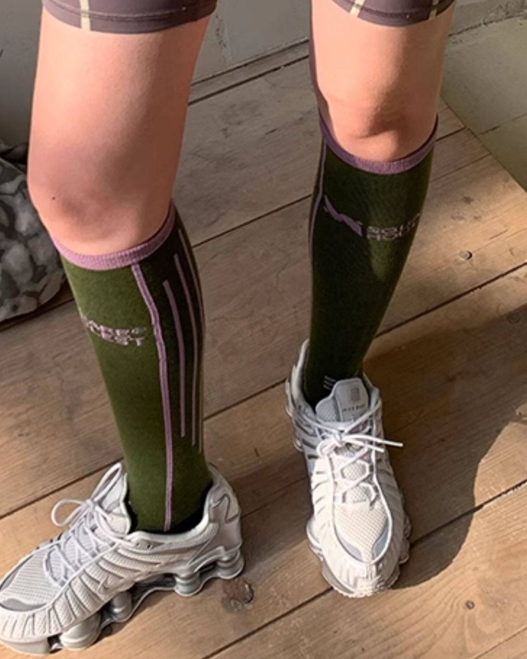 Color Block Sports Knee Socks　OR001
