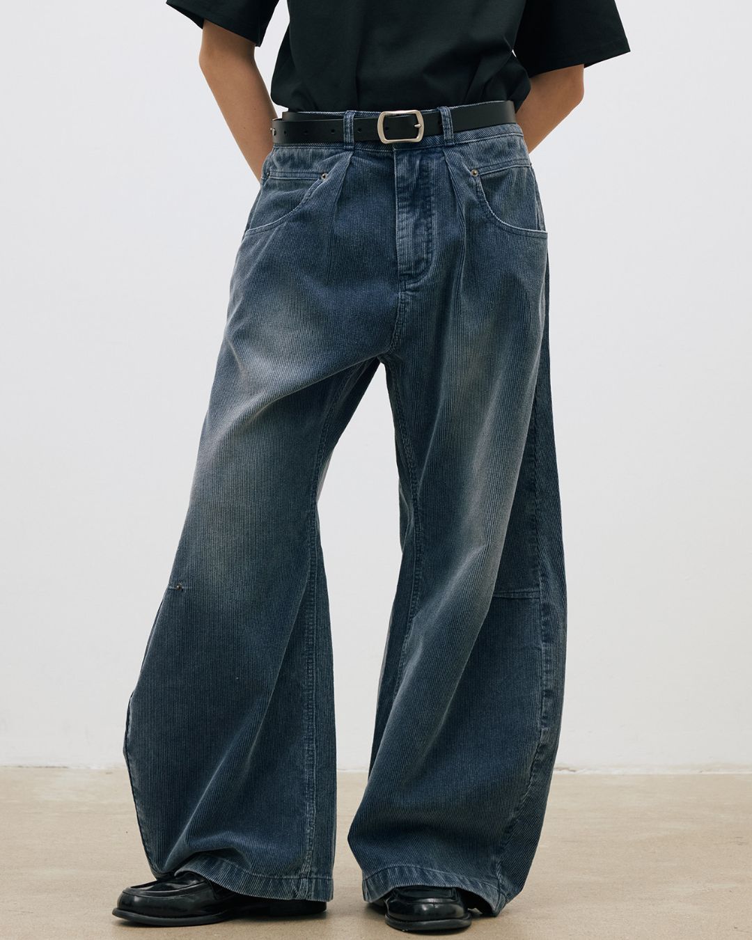 Washed Corduroy Curve Pants　PT044