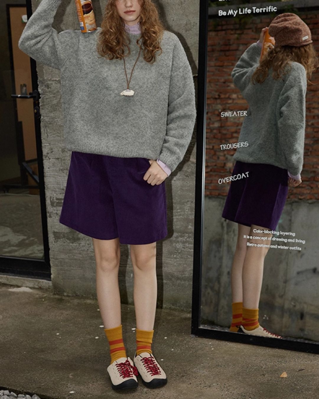 Wool Crew Neck Sweater　KN046