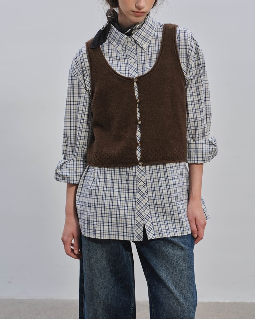 Front And Back 2-way Knit Vest　VT003