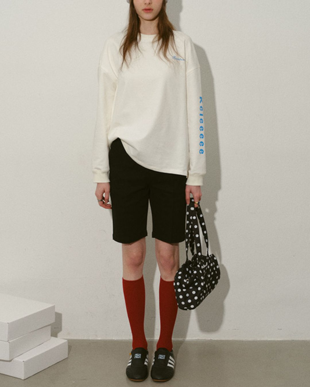 Relaxed Arm Print T-shirt　LT026