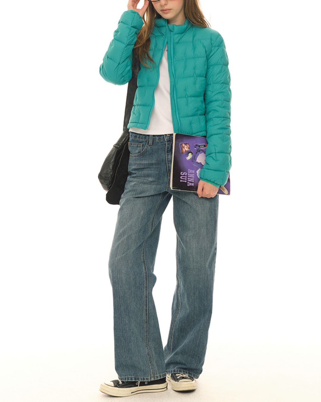 Stand Collar Short Down Jacket　JK035