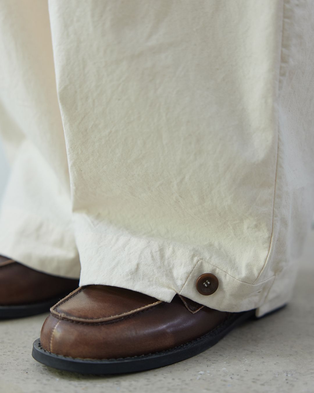 Casual Wide Tuck Pants　PT013