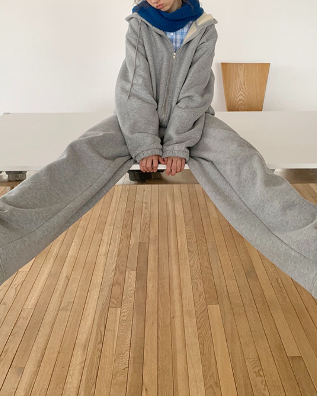 Wide Sweat Pants　PT005