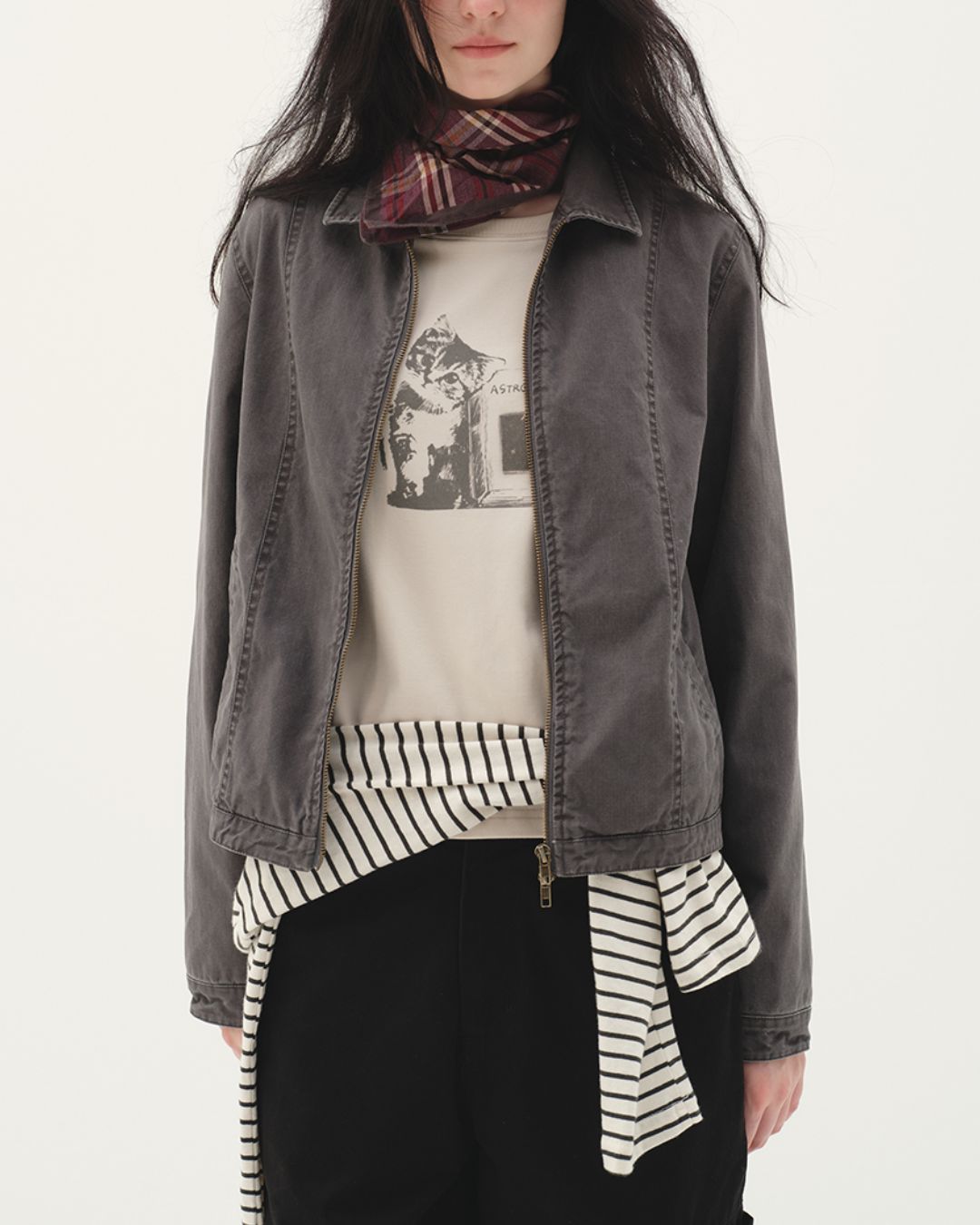 Washed Color Cotton Jacket　JK005