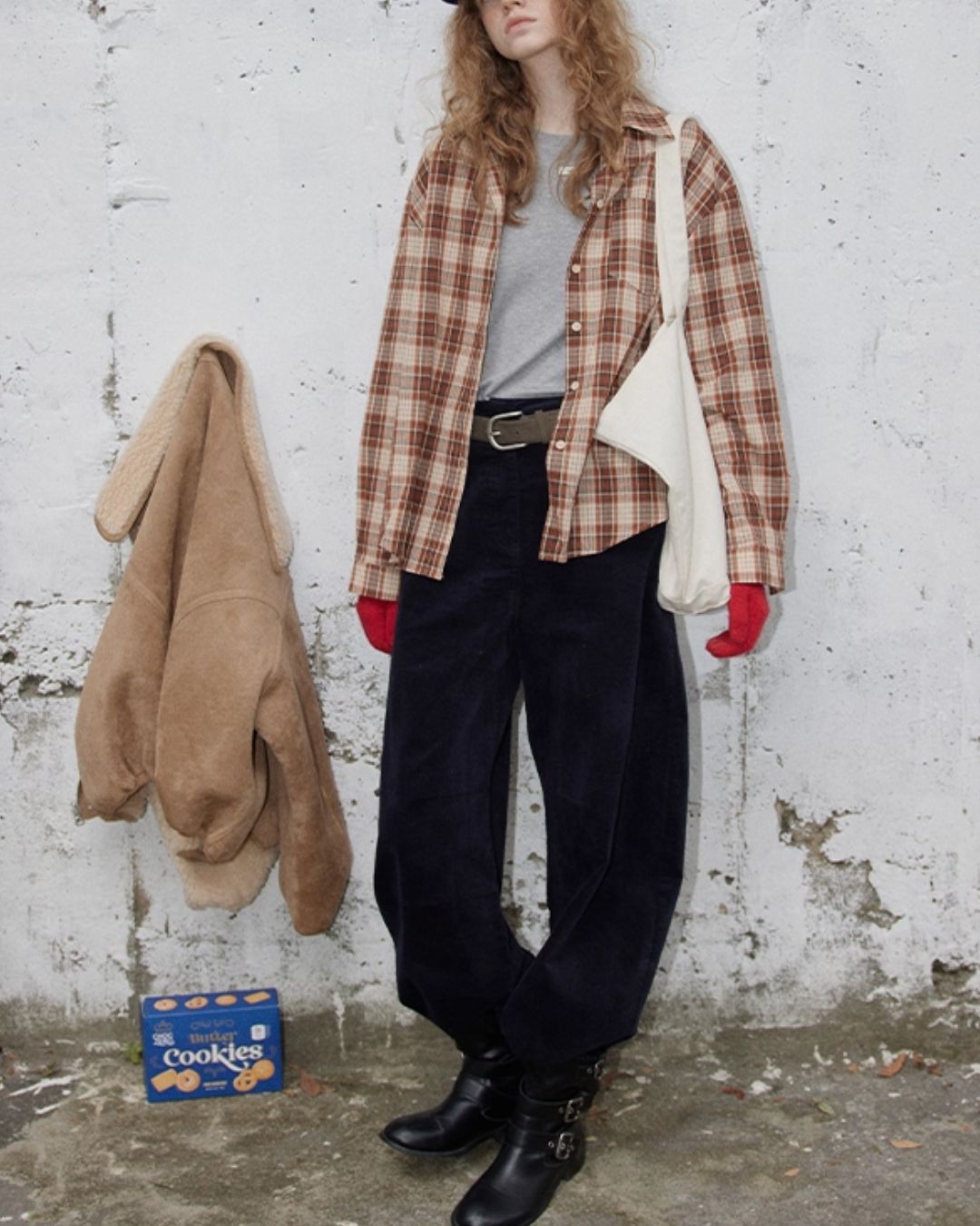 Cotton Check Shirt　LS038