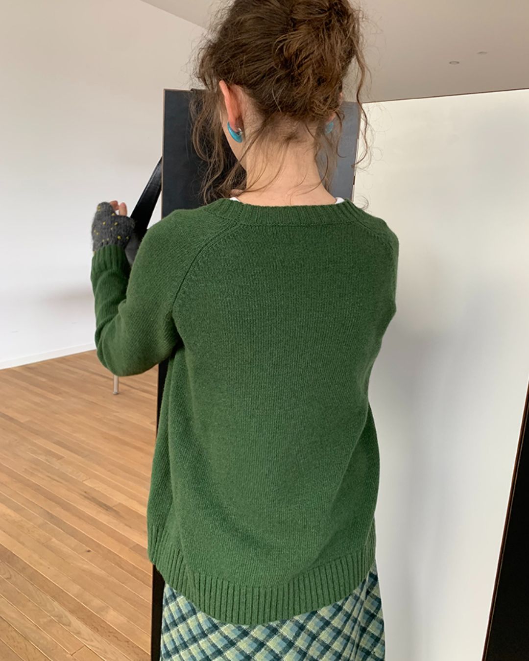 Basic Round Neck Sweater　KN003