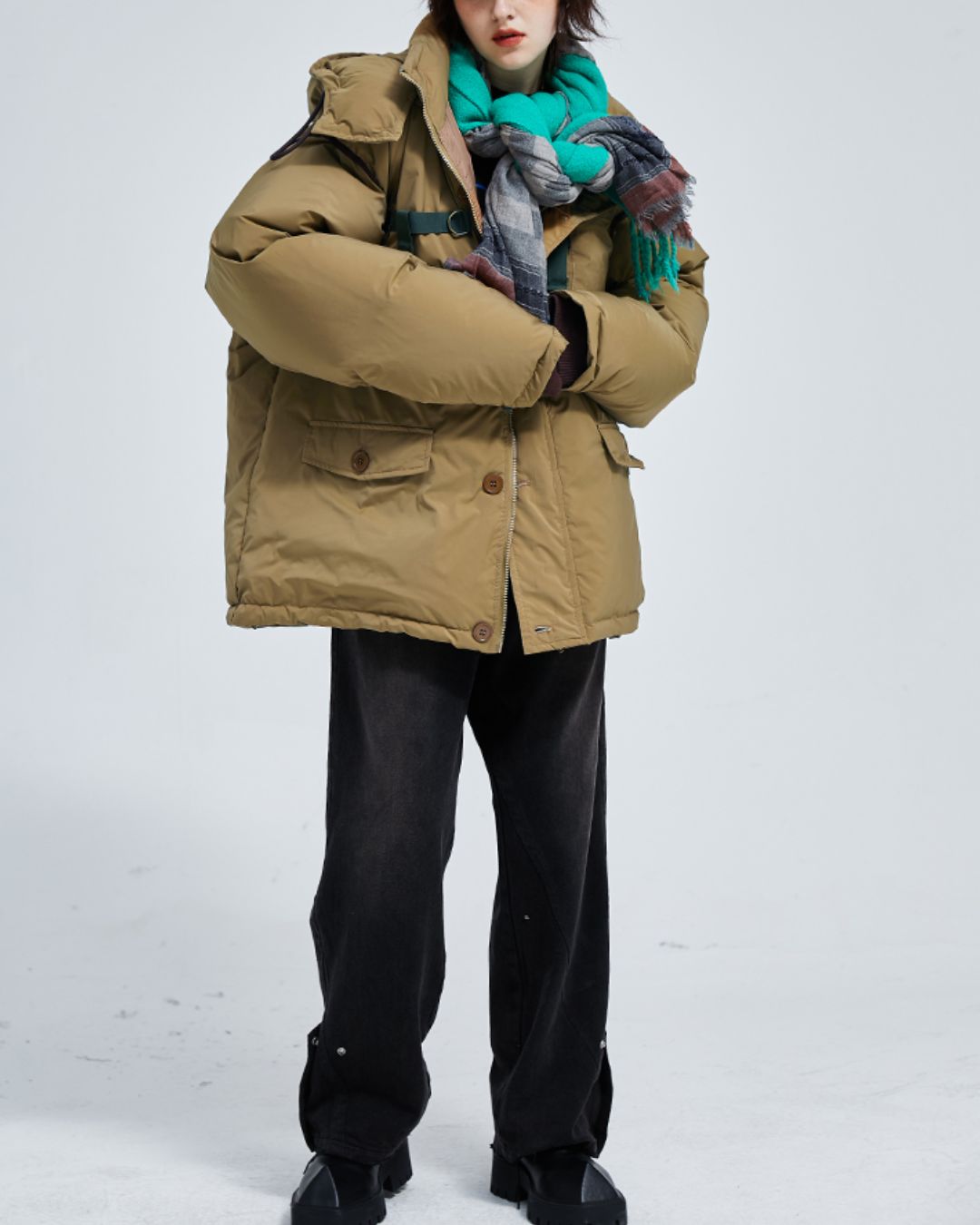 White Duck Down Work Jacket　JK073