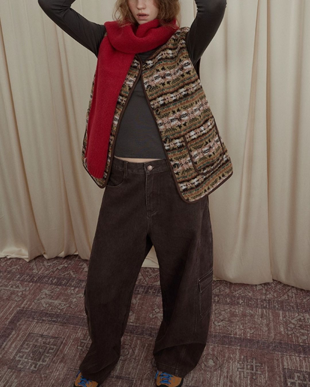 Fleece Reversible Vest　VT008