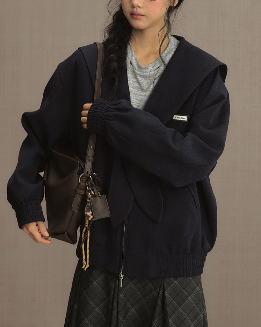 College Sailor Collar Jacket　JK023