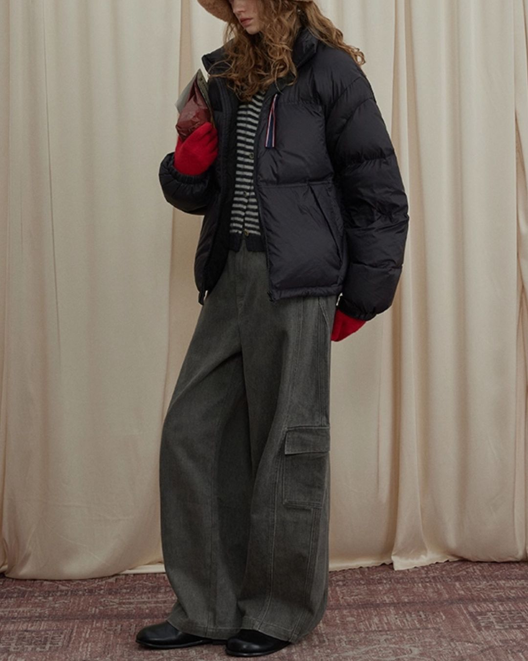 Stand Collar Down Jacket　JK040