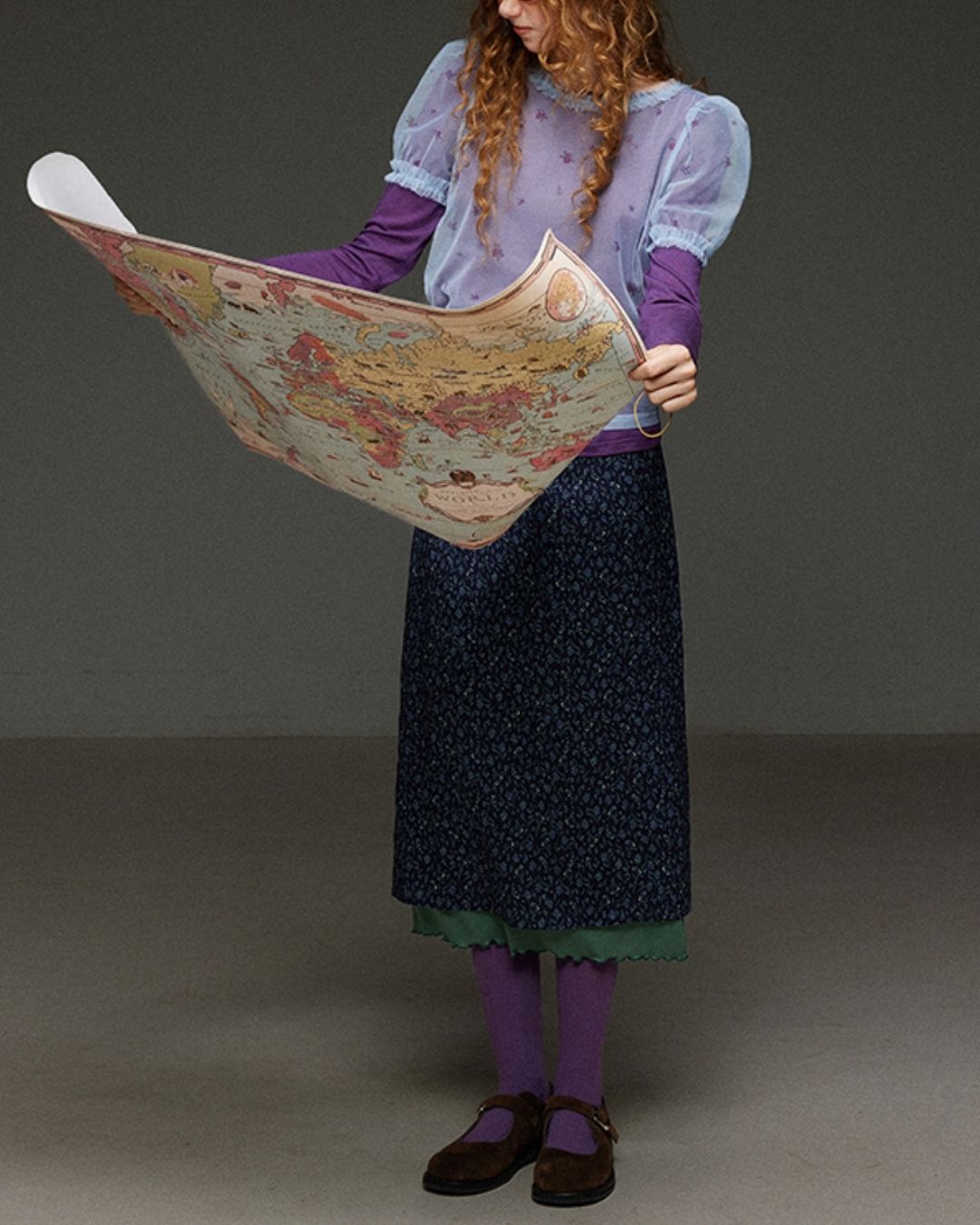 Boat Neck Slim Fit T-shirt　LT012