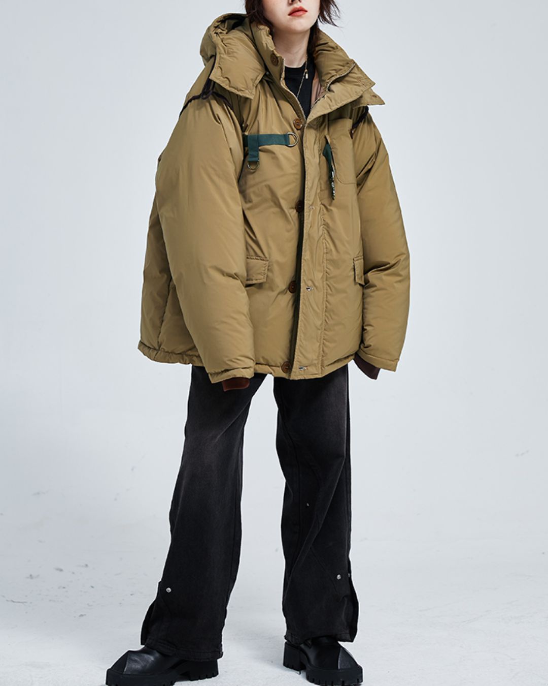 White Duck Down Work Jacket　JK073