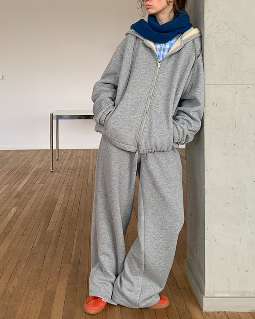 Wide Sweat Pants　PT005