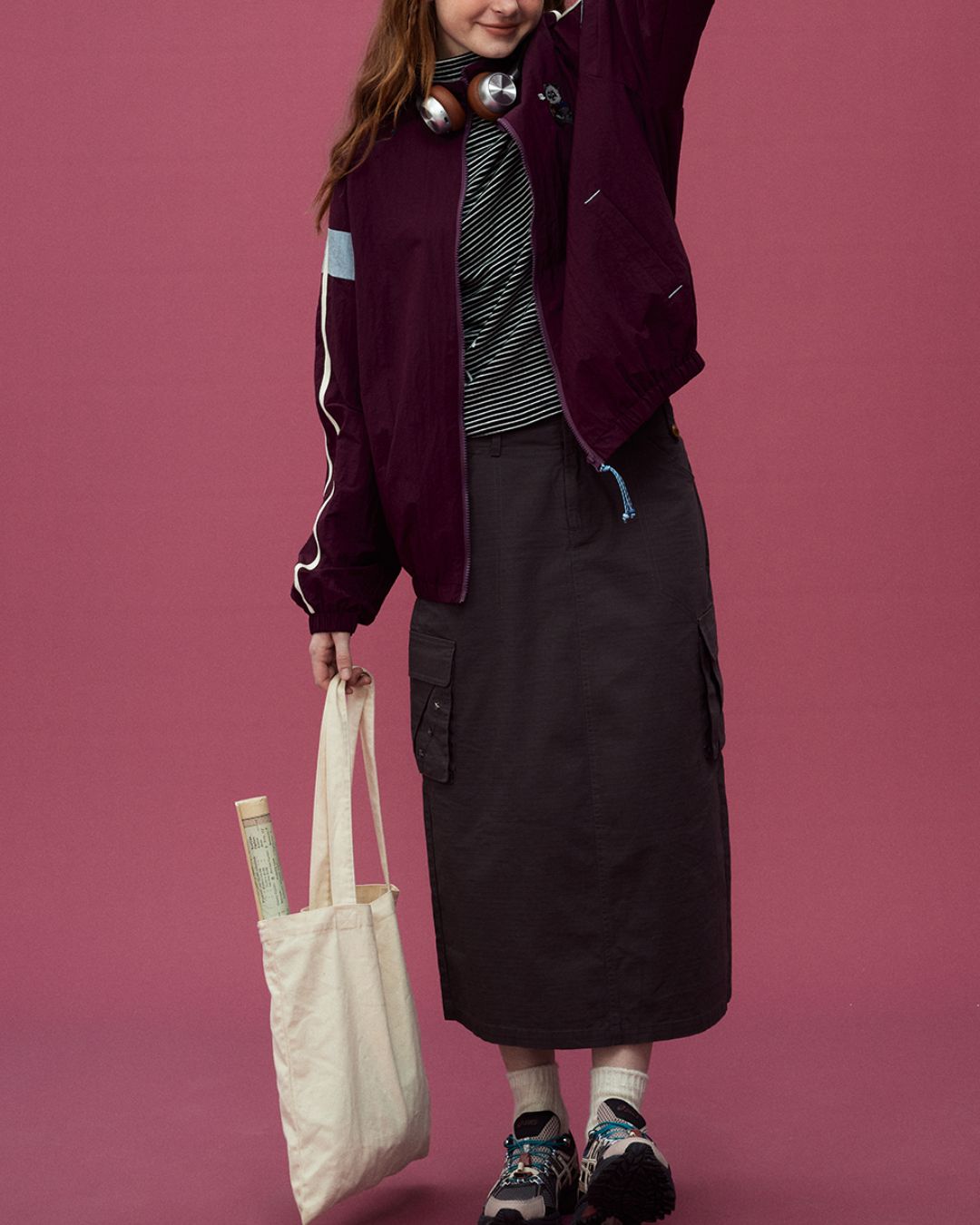 Star Studded Midi Skirt　SK001