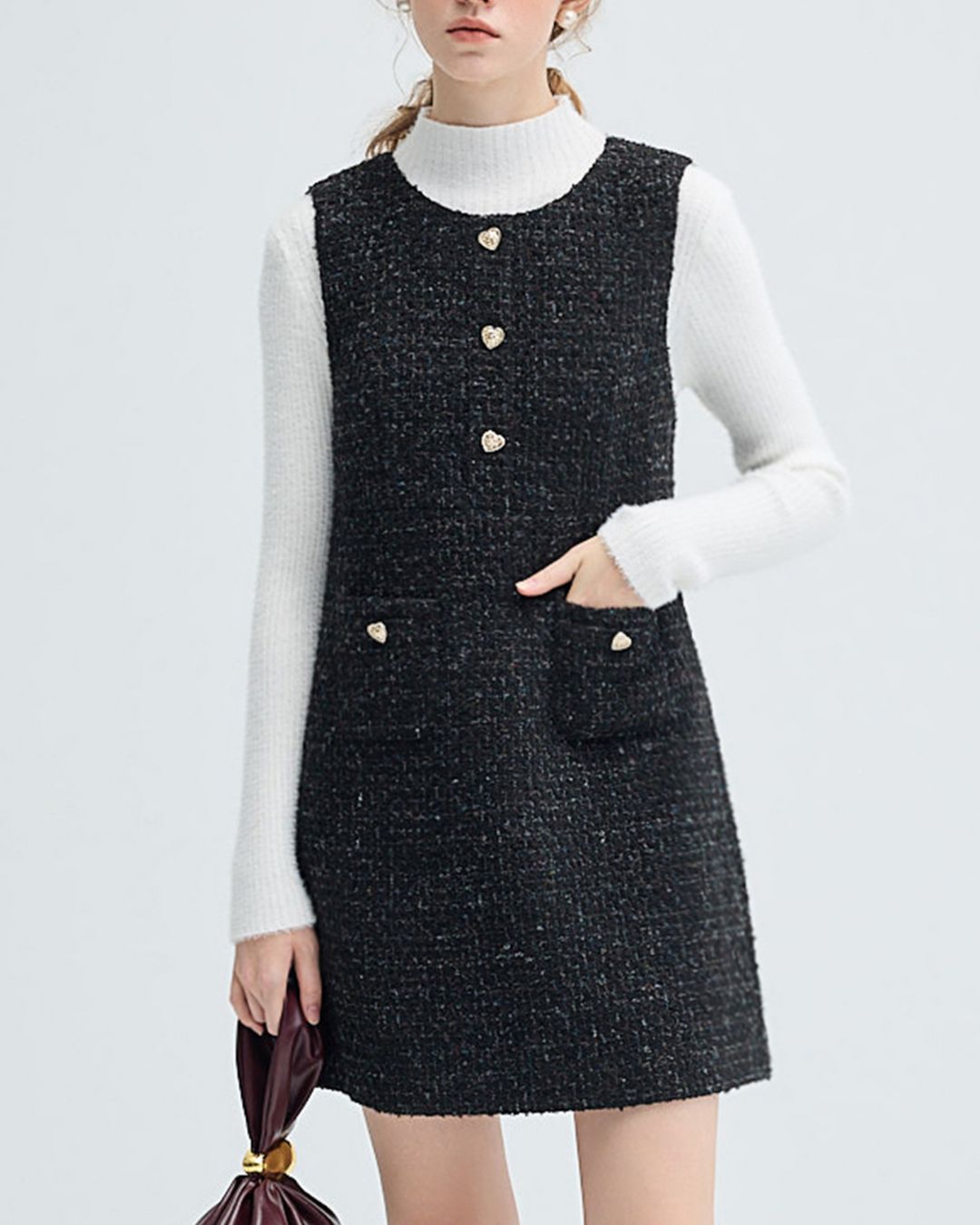 Basic High-neck Knit　KN041