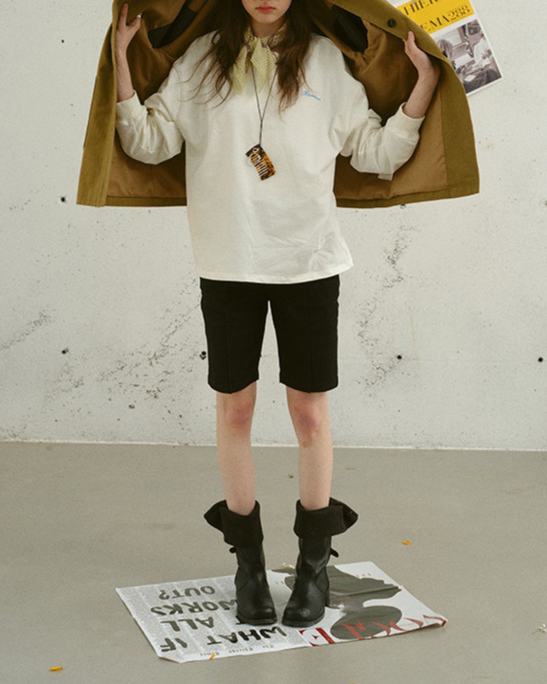 Basic Straight Half Pants　SP004
