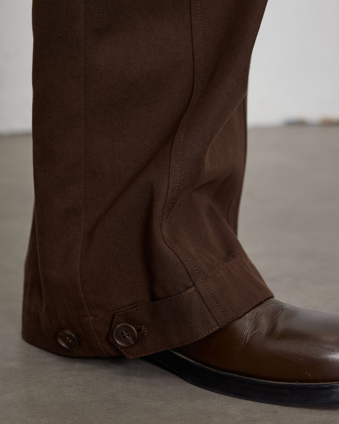 Curve Wide Adjustable Button Pants　PT021