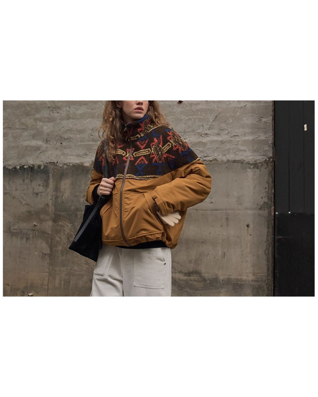 Casual Stand Collar Padded Jacket　JK049