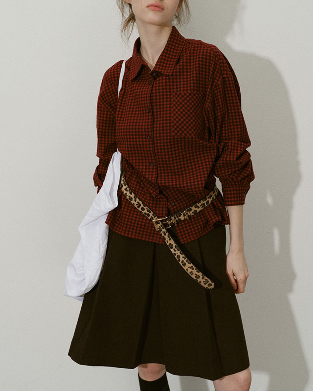 Relaxed Check Shirt　LS046