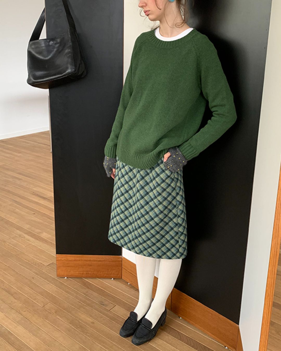 Basic Round Neck Sweater　KN003