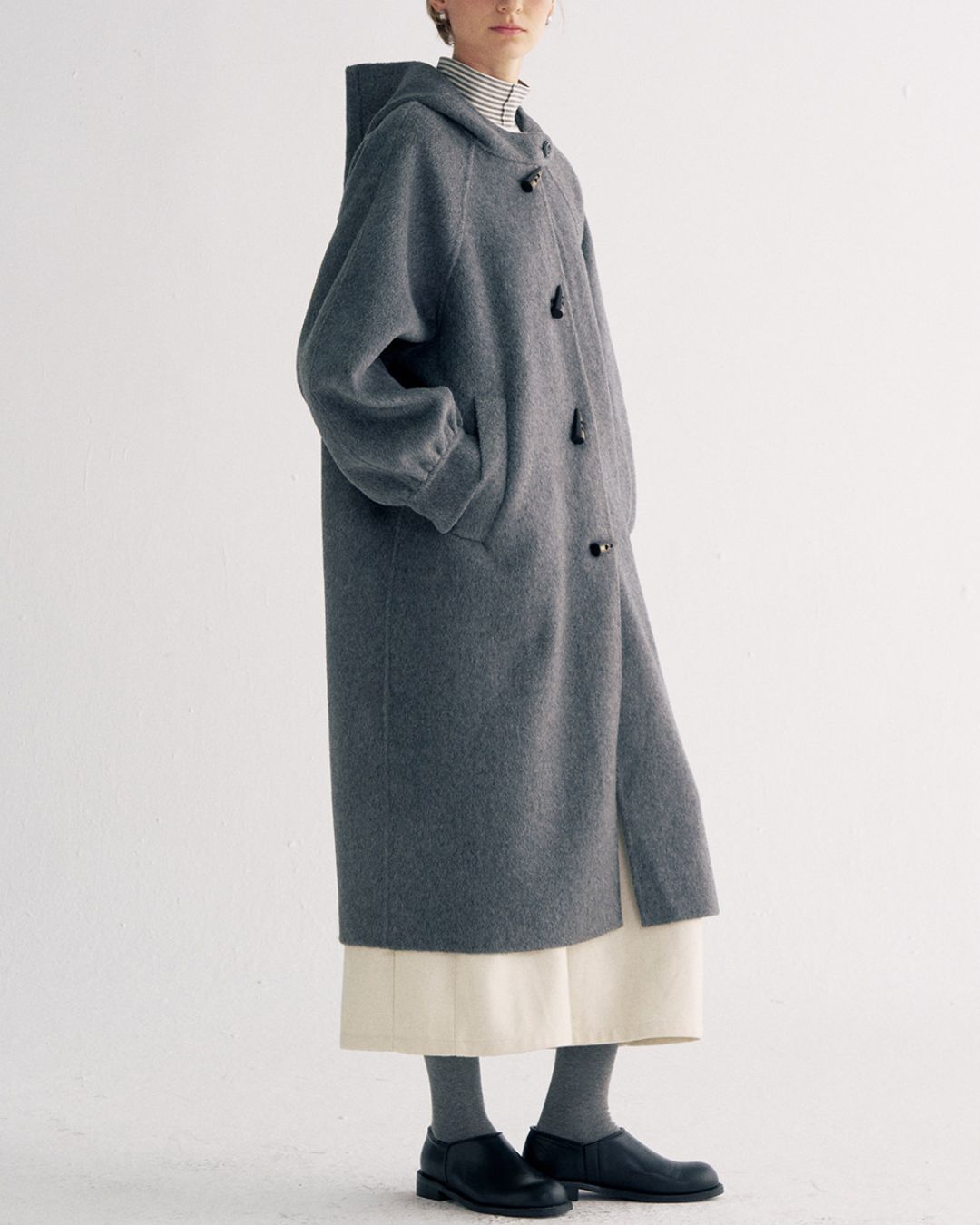 Double-faced Duffle Long Coat　CT030