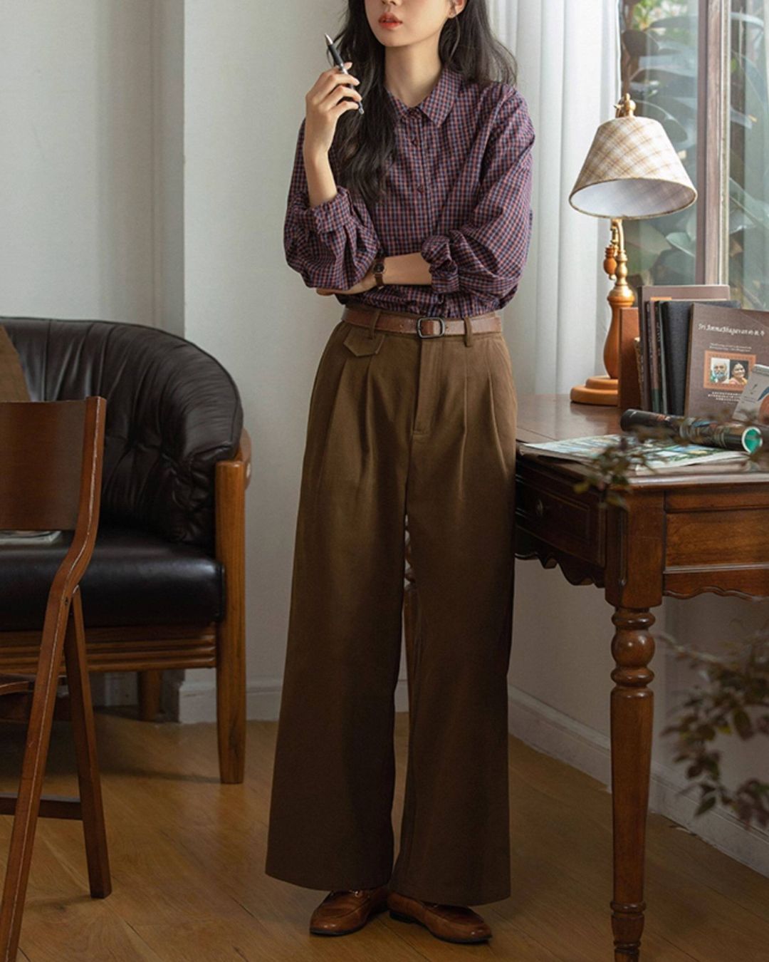 Cotton Wide Pants　PT043