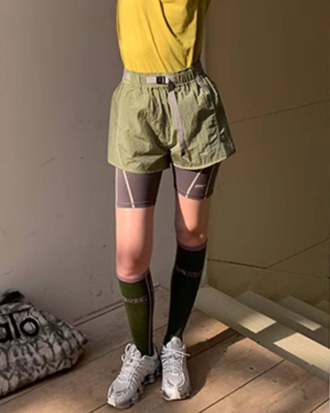 Color Block Sports Knee Socks　OR001