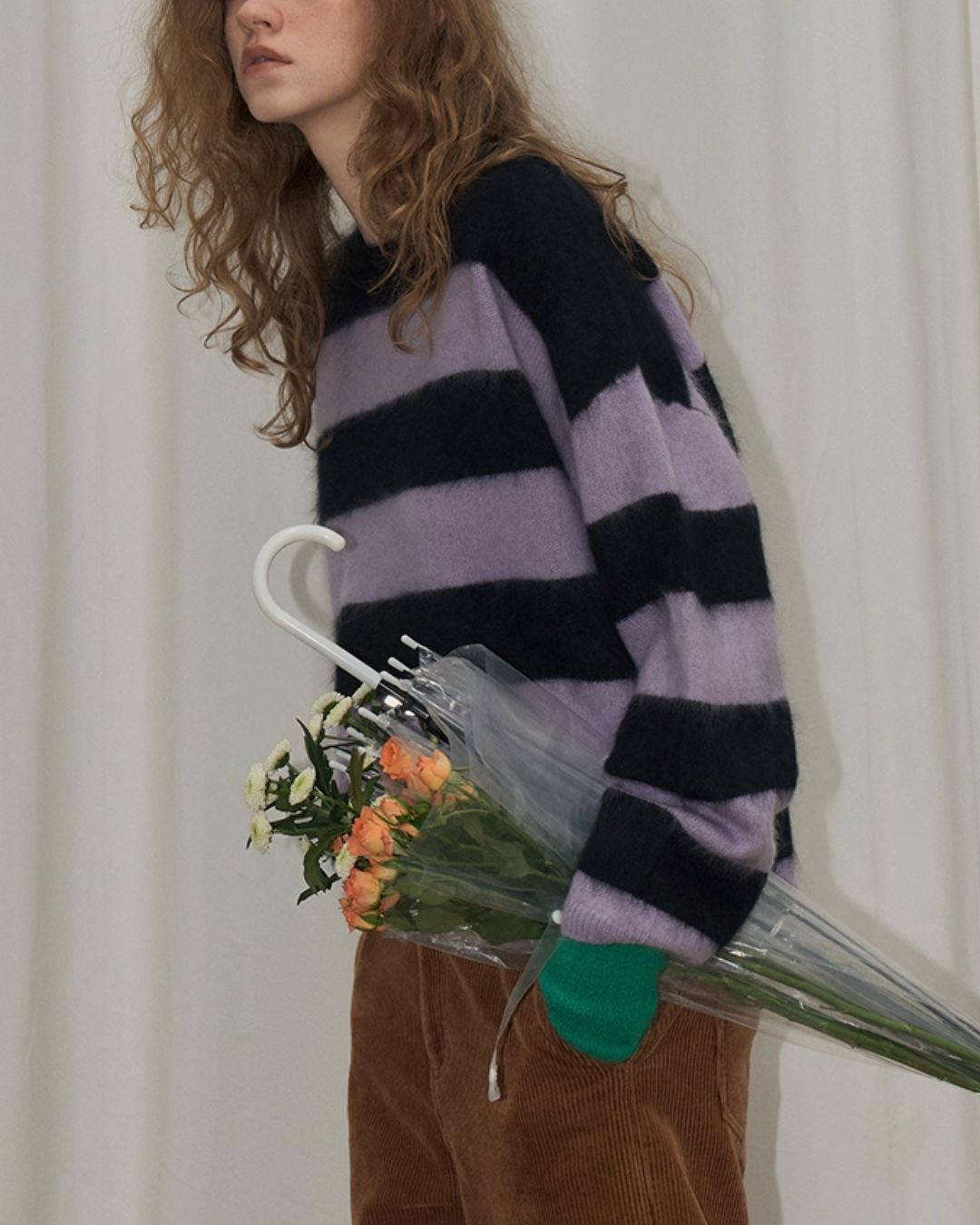 Thick Border Wool Loose Knit　KN061