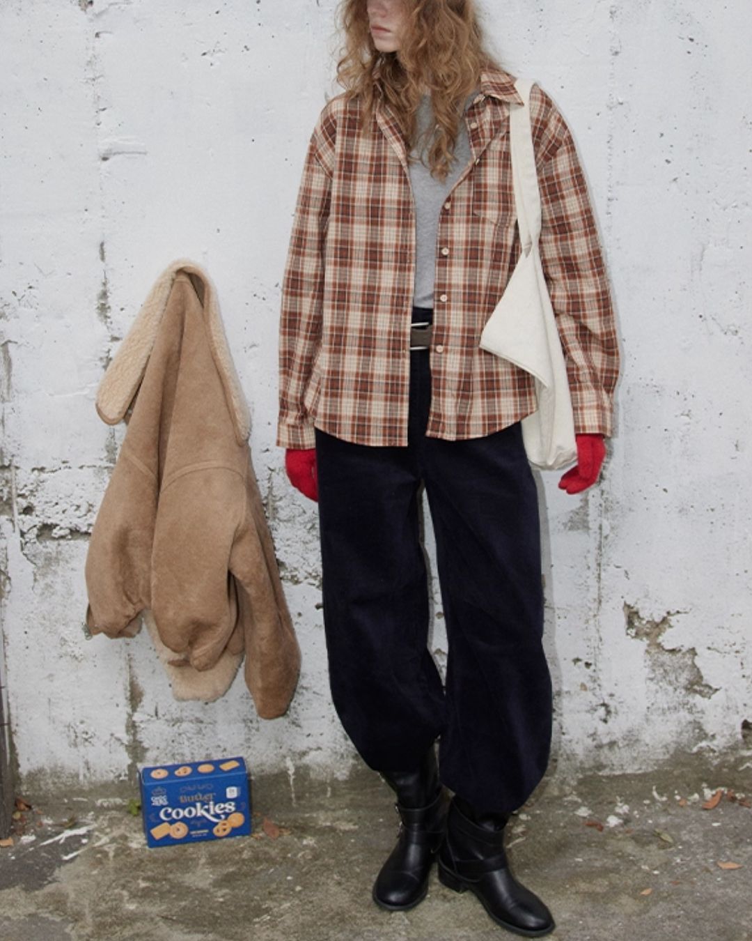 Cotton Check Shirt　LS038