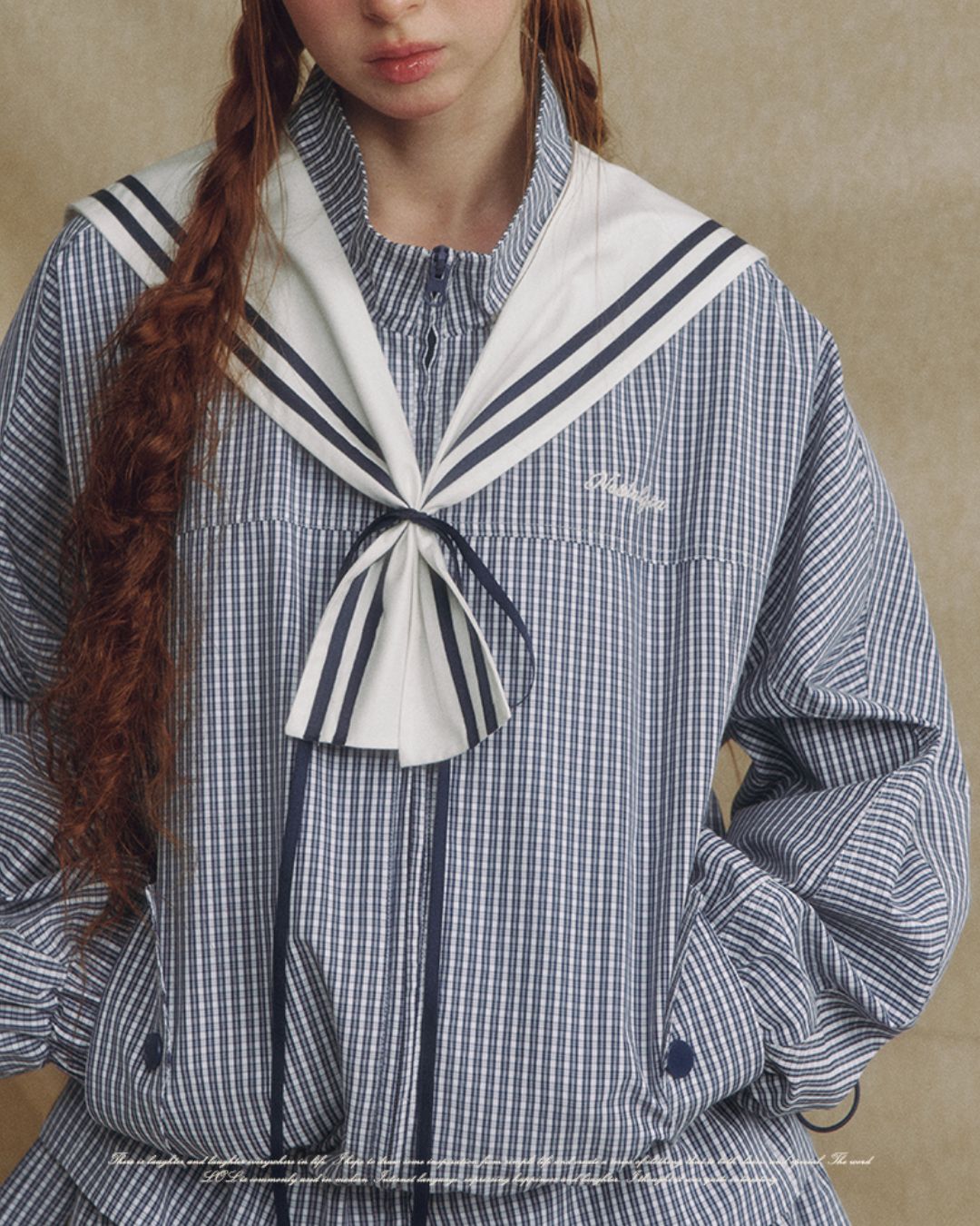 Detachable Sailor Collar Jacket　JK021