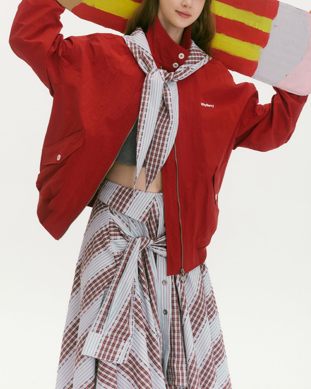 Detachable Hood Stand-collar Jacket　JK030