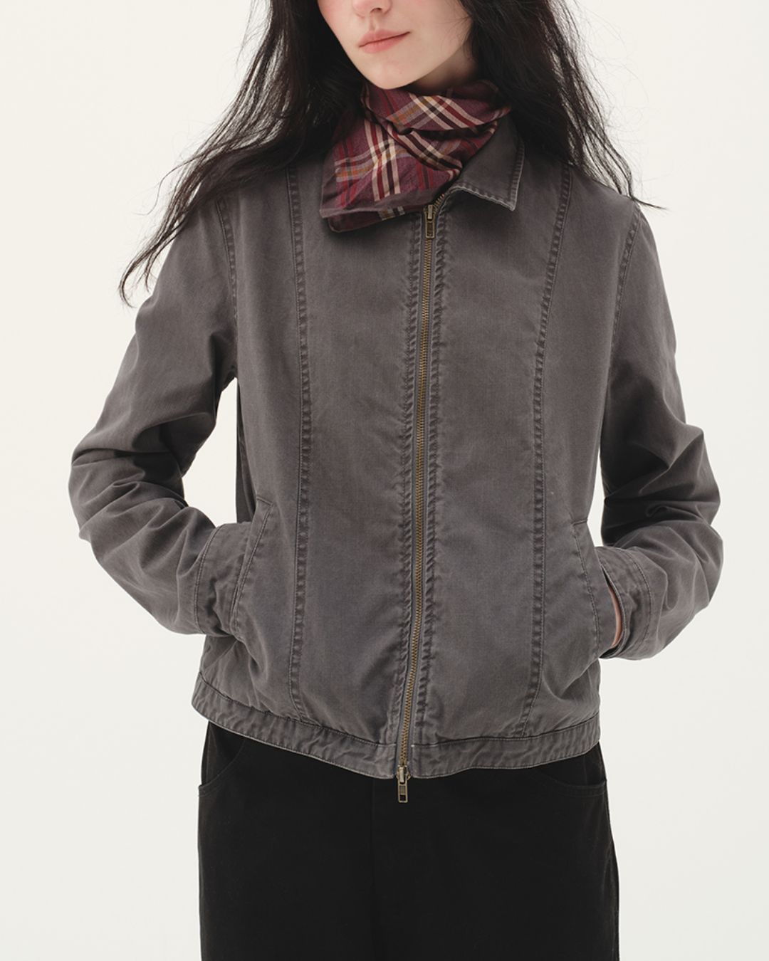 Washed Color Cotton Jacket　JK005