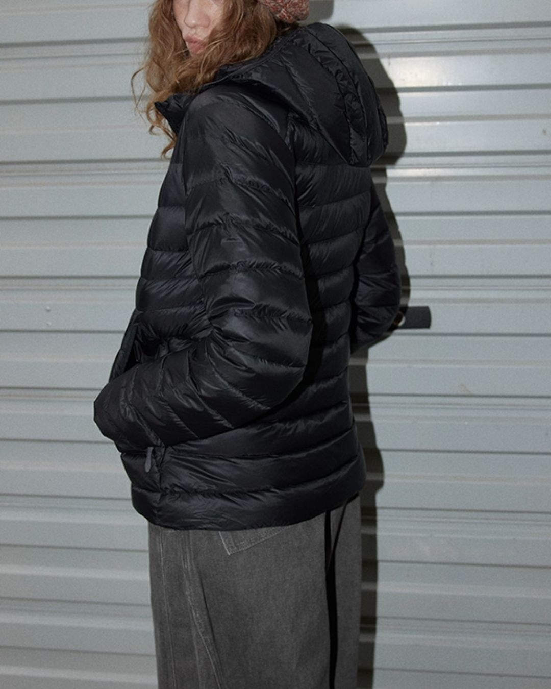 Lightweight Hooded Down Jacket　JK053