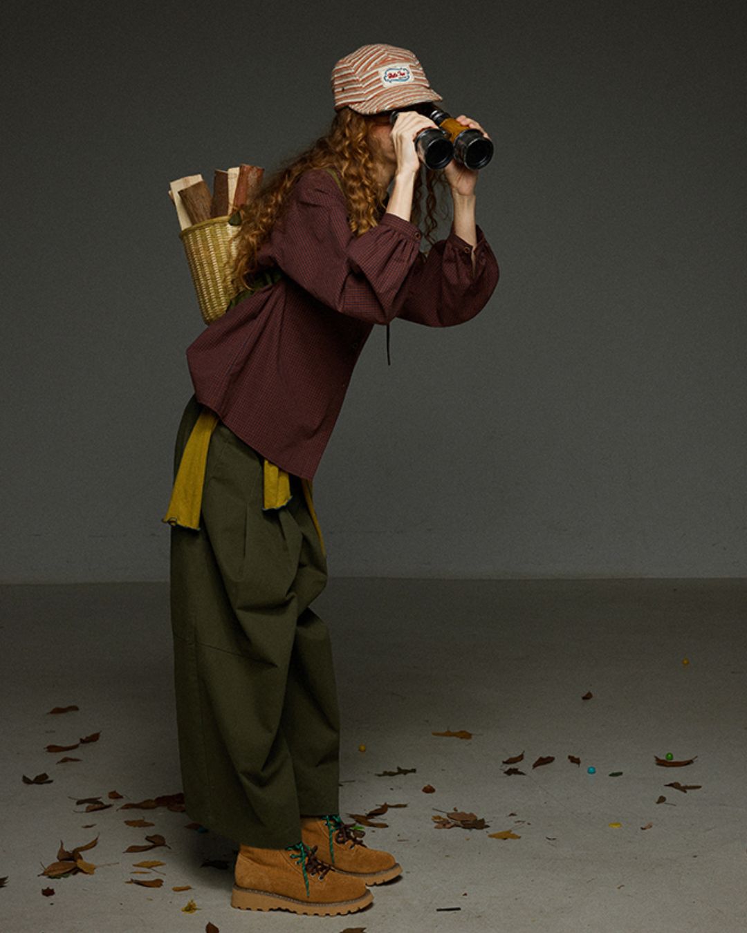 Hooded Checked Shirt　LS031