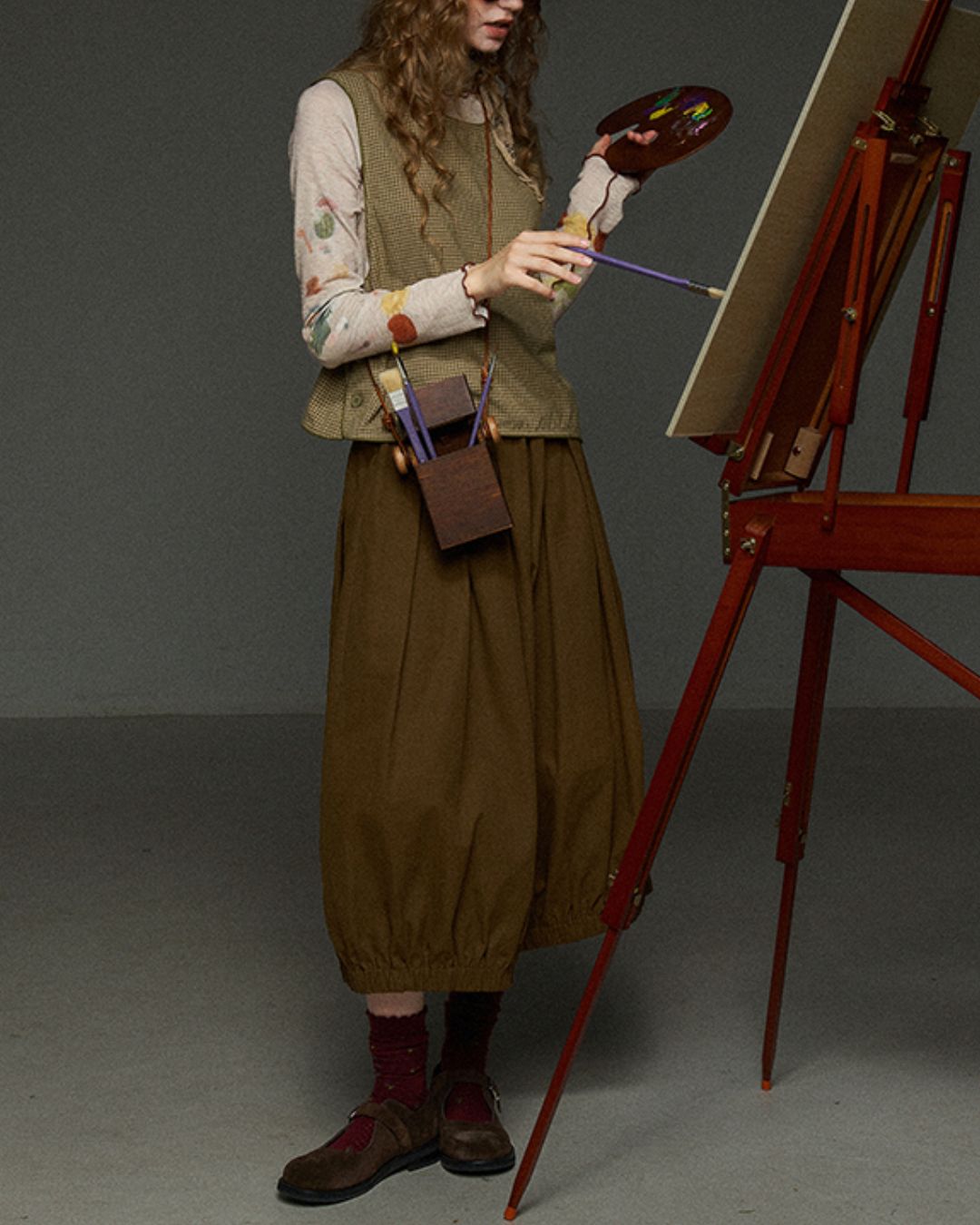 Cropped Pumpkin Pants　PT014