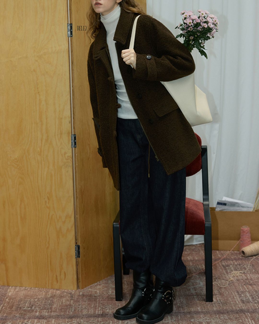 Turtleneck Wool Soft Knit　KN072