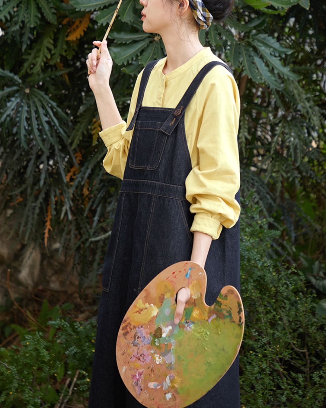 Denim Jumper Skirt　OP006