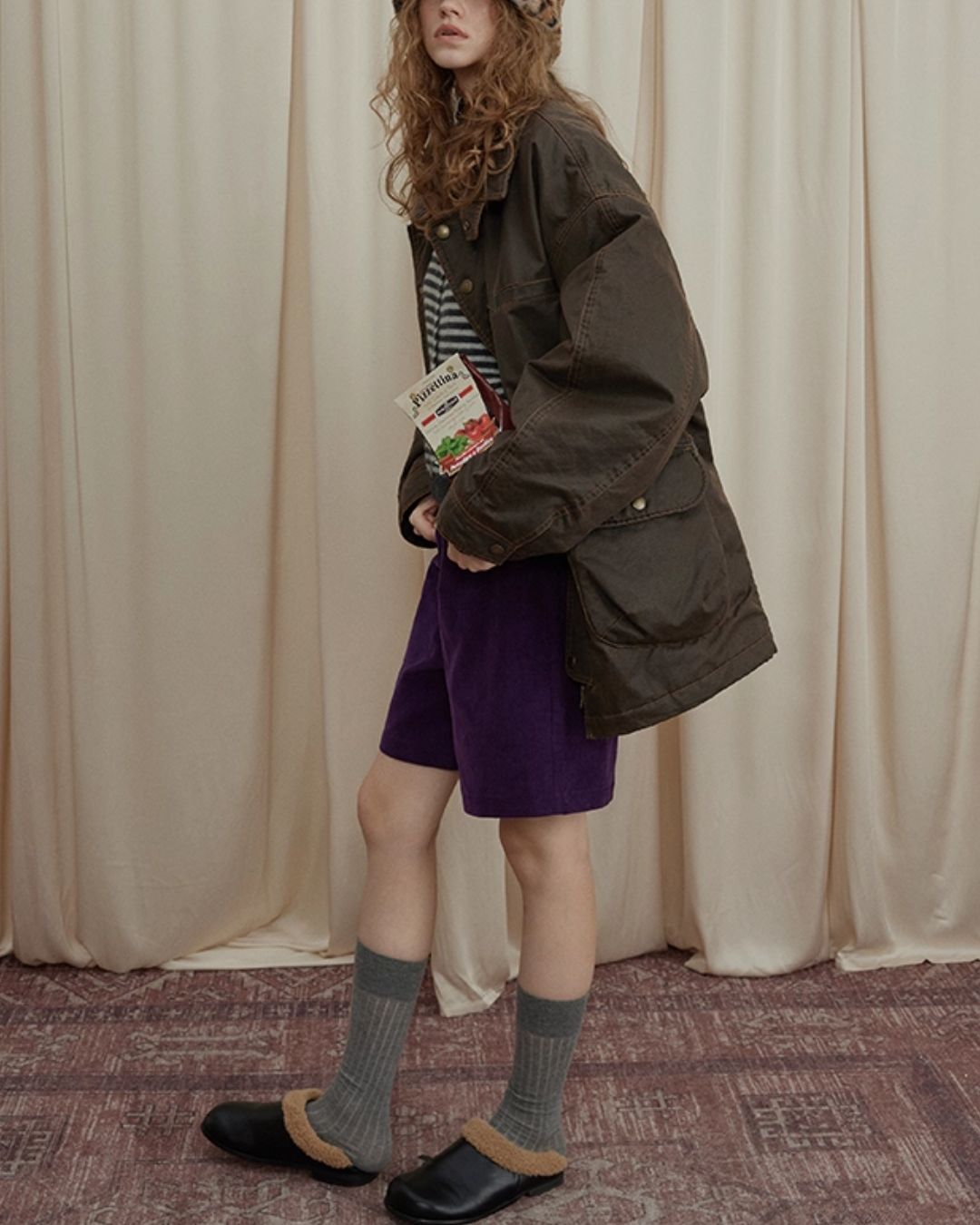 Retro Padded Work Jacket　JK046