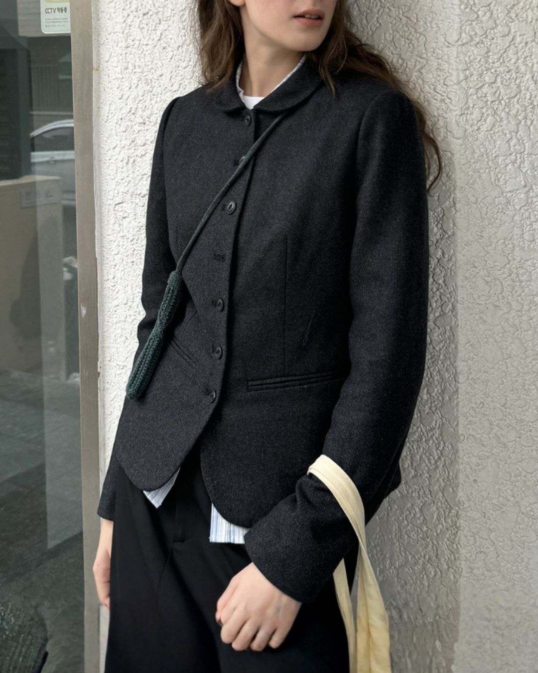 Round Collar Classic Jacket　JK004