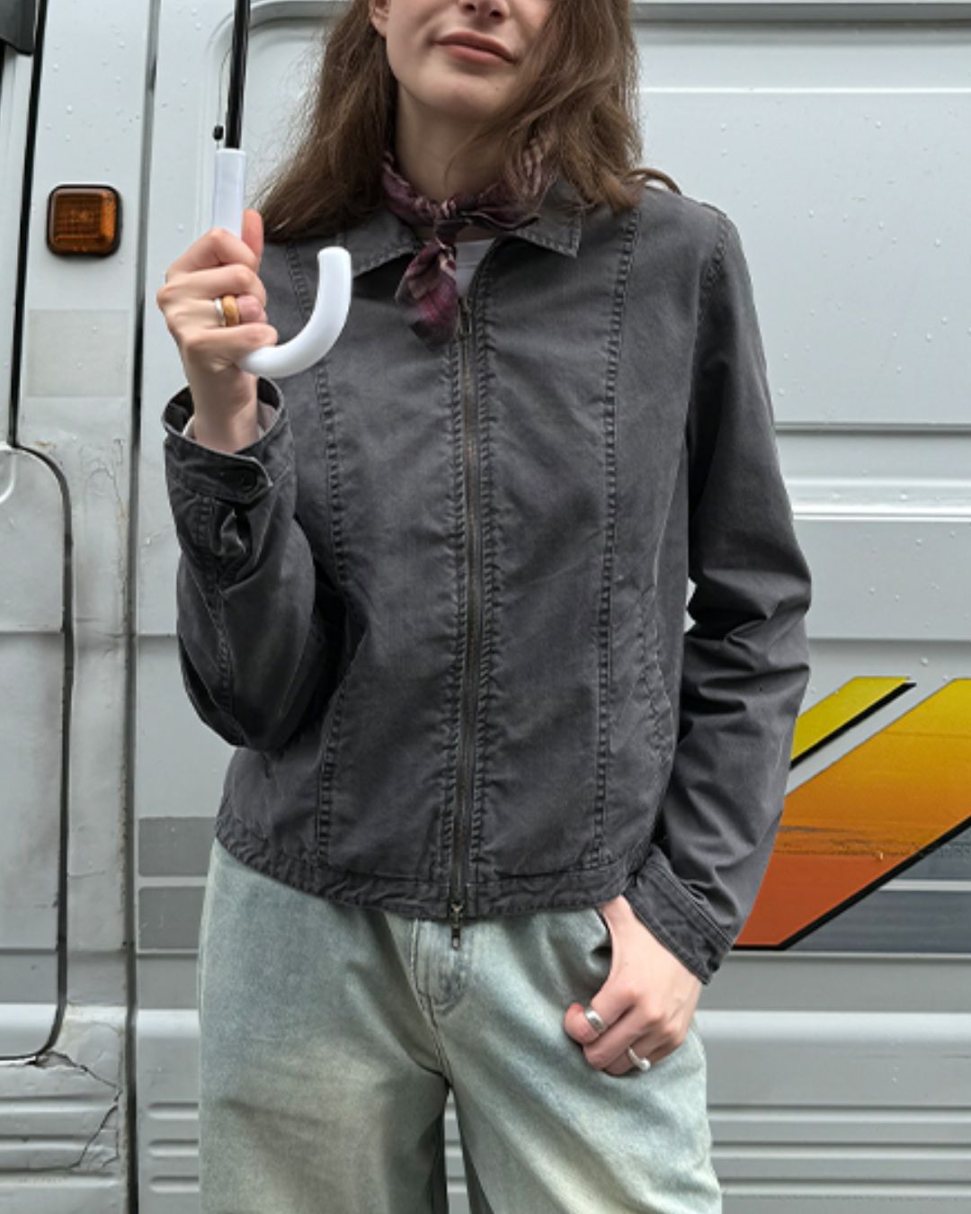 Washed Color Cotton Jacket　JK005