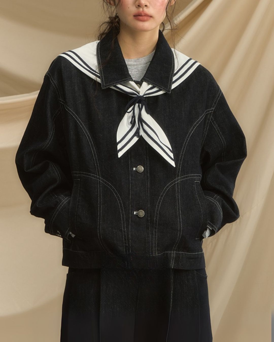 Classic Sailor's Denim Jacket　JK022