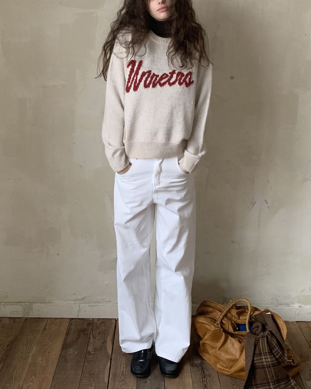 Basic Straight Wide Pants　PT003