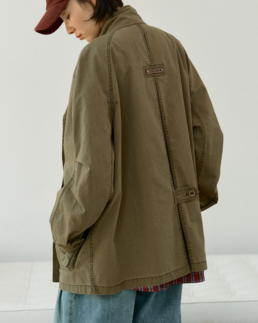Washed Cotton Work Jacket　JK024
